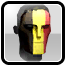 Значок: Belgium War Paint