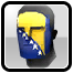 Значок: Bosnia and Herzegovina War Paint