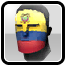 Значок: Ecuador War Paint