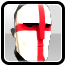 Значок: England War Paint