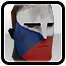 Значок: Czech Republic War Paint