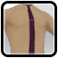 Значок: Burgundy Pinned Tie