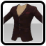 Значок: Burgundy Pinstriped Suit Jacket